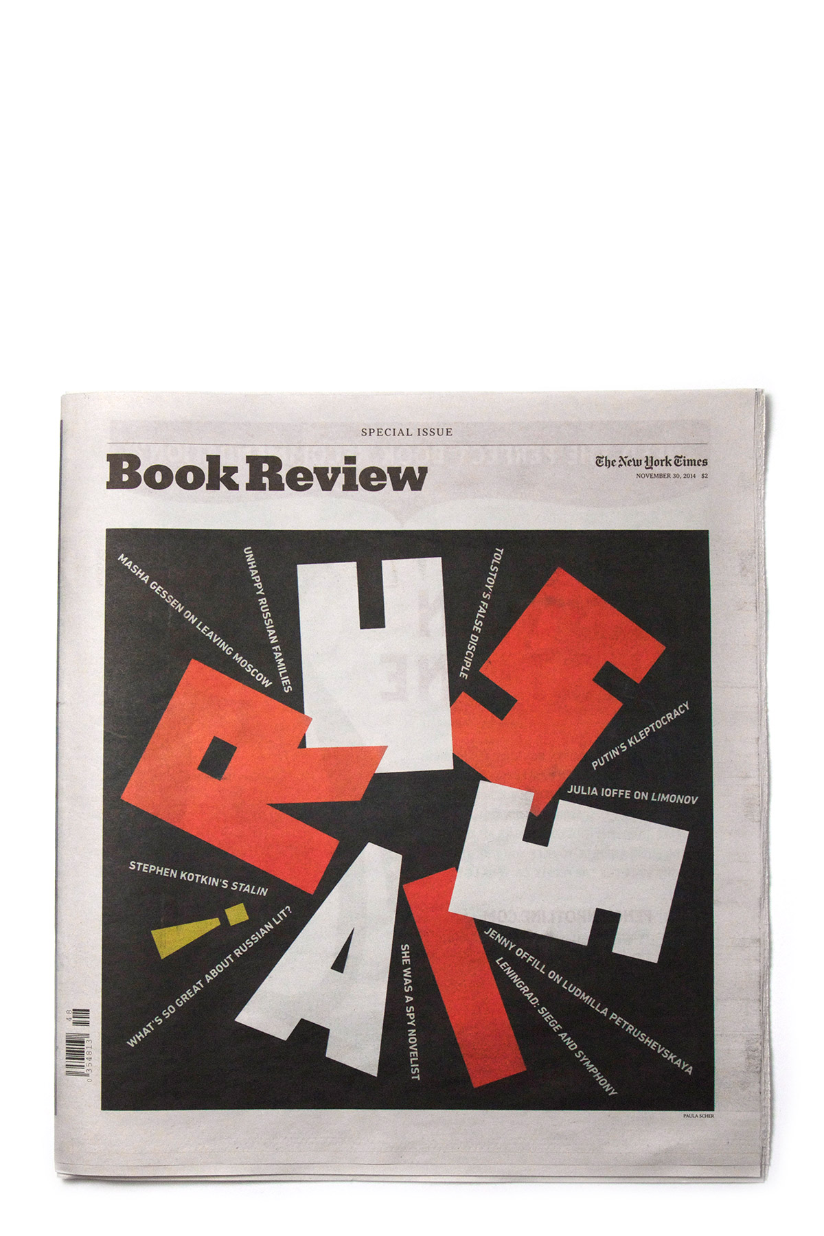 The New York Times Book Review Russia issue cover