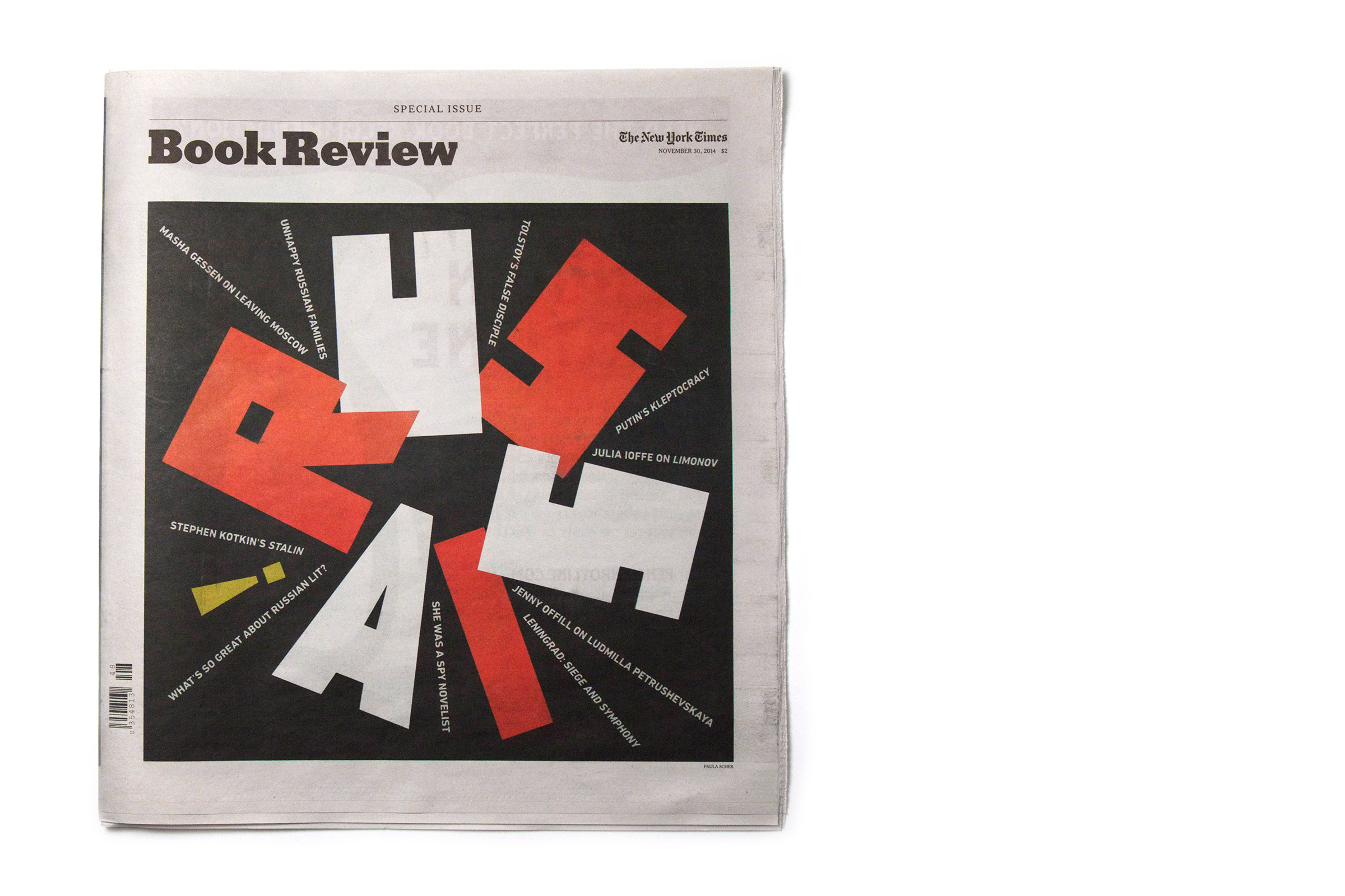 The New York Times Book Review Russia issue cover