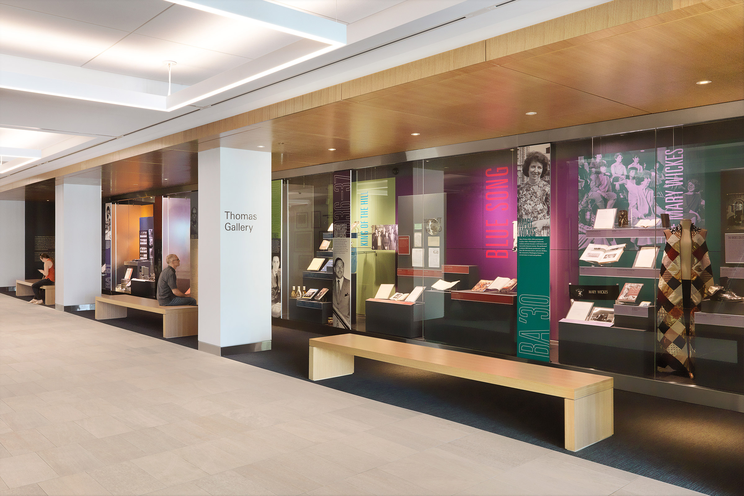 Olin Library exhibits at Washington University in St. Louis by Irina